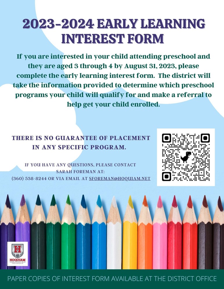 23-24 SY Early Learning Interest Flyer