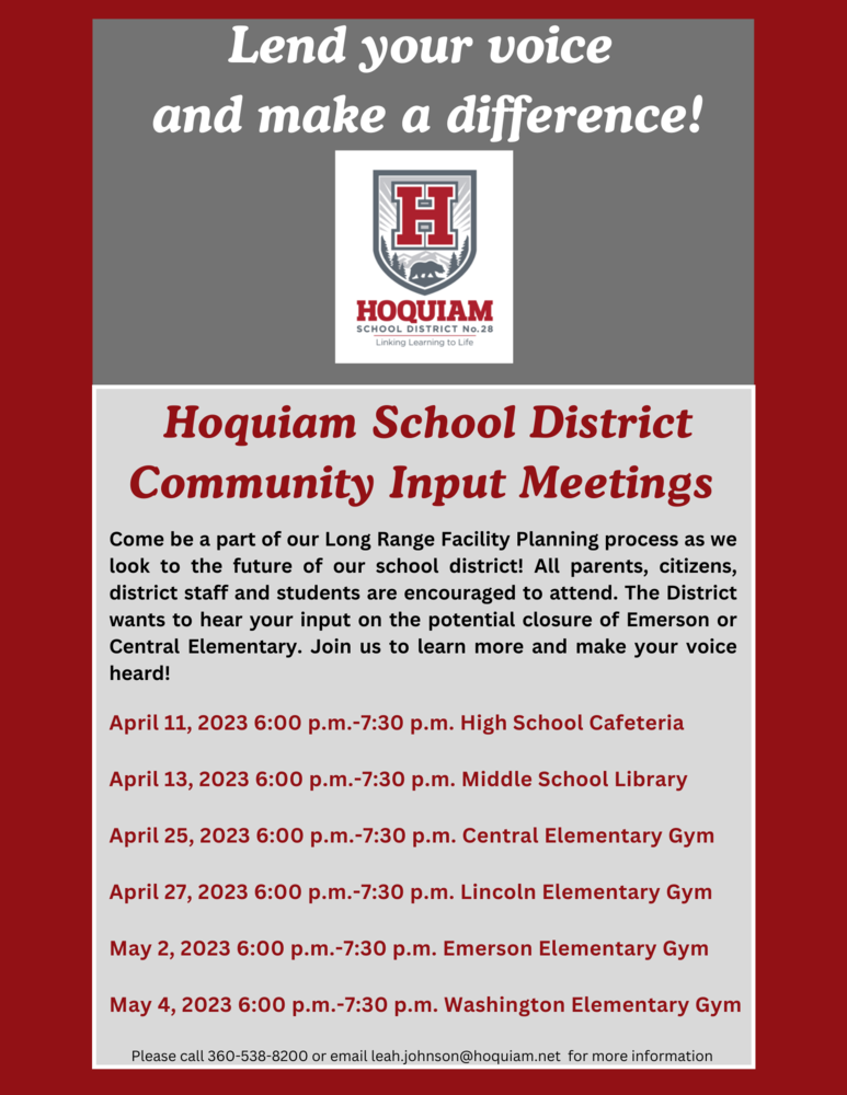 Facility Input Session Flyer