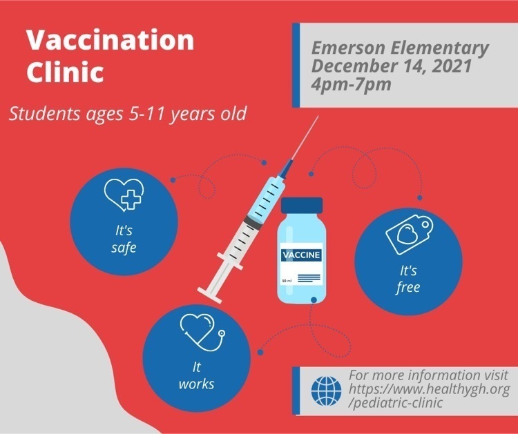 Announcement flyer image for Vaccine Clinic