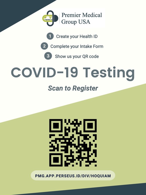 PMG COVID Testing Registration Link