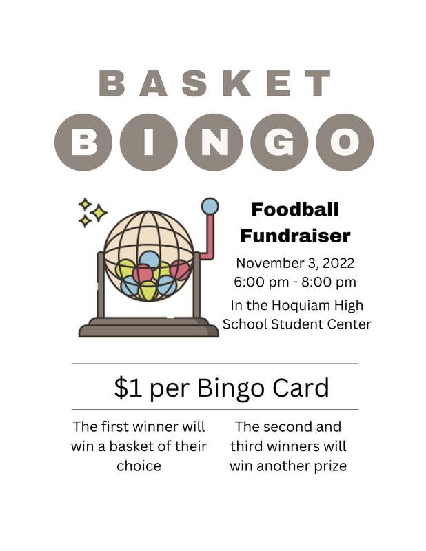 Foodball Basket Bingo 2022 Central Elementary