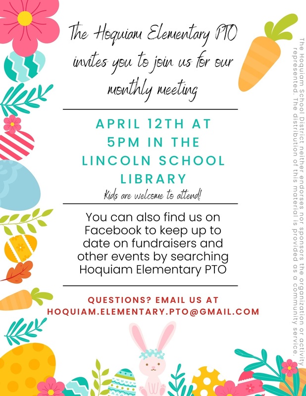 PTO APRIL 2023 MEETING FLYER | Central Elementary